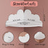 Set 3 Cloud Floating Corner Shelves - of Cloud Corner Wall Shelves for Kids Room, White Floating Shelf Nursery Wall