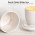 Countertop, Butter Crock, Ceramic Butter Keeper & Dish with Lid - Keeps Butter Soft and Spreadable Fresh for Christmas
