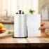 Black Paper Towel Holder - Weighted Countertop Stand for Kitchen and Bathroom, Steady Paper Roll Holder