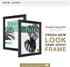 MCS Studio Gallery 11x14 Black Woodgrain Picture Frame, Rectangle Photo Frame for Photos, Posters & Art Prints (1-Pack)