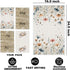 Hanamiya Na 4 Pcs Flower Kitchen Towels, Bird Soft Absorbent Tea Hand Towel, Microfiber Dish Cloths for Drying Dishes
