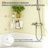 4 Pack 10 upsimples Acrylic Corner Floating Shelves, in Clear Hanging Shelves with Cable Management Design, Wall