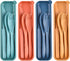 Reusable Wheat Straw Cutlery with Case, Portable Dark Utensils Set for 4 People, Eco-Friendly, Dishwasher Safe