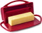 Flip-Top Butter Dish without Spreader, Red