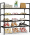 Kitsure Shoe Rack - 4-Tier Shoe Organizer, Shoe Rack for Closet, Entryway,