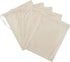LOOKSGO 25 Pcs 5x7 Inch Muslin Bags, Cotton Drawstring Sachet Bags for Party, Wedding, Jewelry Supplies