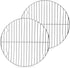 P&P CHEF 10½ Inch Round Cooking Rack, Stainless Steel Rack for Cooking, Cooling, Steaming, Baking (2 Pack)
