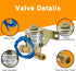 4040 Humidifier Water Solenoid Valve, Compatible with Aprilaire Humidifiers Valve 400 500 600 700 220 224 Replacement