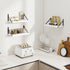 Heimlove Set 3,Light Floating Shelves for Wall of Wood Wall Mounted Bookshelf Decorative Shelf for Living Room Bathroom