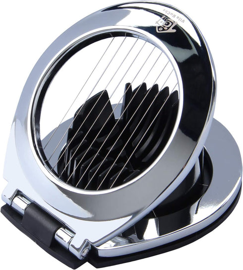 Heavy Duty Stainless Steel Egg Slicer - Dishwasher Safe Egg Cutter