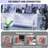 8 16FT 50LED ZSJWL Rechargeable Fairy Lights with DIY Timer & Modes, String Lights Battery Operated Indoor, Twinkle