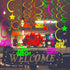 Sumind Neon Party Supplies, Glow in the Dark Balloons and Streamers for Adult Party Decorations