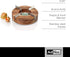 AdHoc Tuto Decorative Teapot and Food Warmer - Portable Warmer for Food & Drinks - Wood Warming Plate with Stainless