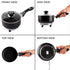 ZONETECH 12V Portable Non-Stick SaucePan with Glass Lid, 2 Quart, Stay-Cool Handles, Rapid Heat Up, Perfect for Camping
