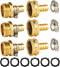 BILAL 3 Set Garden Hose Repair Connector Kit with Clamps, Fit for 1/2"