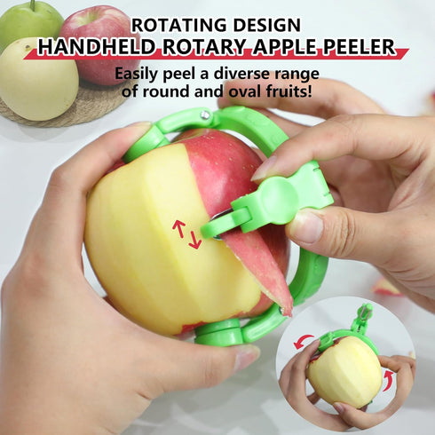 FENGWANGLI 3.86 Inch 8 Apple Peeler Corer Slicer, Orbital Pear Peeler, Manual Apple Cutter Tool In Slices for Potato