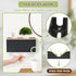 Commercial Paper Towel Dispenser Wall Mount, Paper Towel Holder Wall Mounted with Lid, Solid Wood C-Fold, Z-Fold