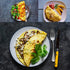 8" Omelet Ring for Griddle,2 Packs Non-stick Stainless Steel Omelette Ring Pancake Rings Crepes Rings Griddle Omelet Ring Egg Ring Crumpet Ring Omelet Maker with Silicone Handle for Sandwich Muffins by EJIUJIUO