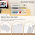 Desk Drawer Organizer Tray, 4 PCS Plastic Office Organizer Set with Non-Slip Silicone Pads, White