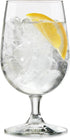Libbey Stemmed Water Glasses Set of 6, Clear Multi-Purpose Goblet Glasses, Dishwasher Safe 16 oz for Parties