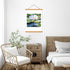 Magnetic Poster Hanger Frame for 13x19, 13x17, 13x16 Movie Music Posters, 2 Pack Wood Picture Frames for Wall Art