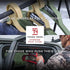Rhino Tough Hook Heavy Duty Clothes Hangers - USA-Made Military Grade Coat Hanger for Body Armor & Jacket, 200-lb