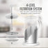 OVENTE 20 Ounce French Press Coffee Maker, Tea Infuser, 4 Level Stainless Steel Filter, Borosilicate Glass