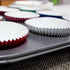 Eoonfirst 100 Pcs Standard Foil Cupcake Liners (Silver)