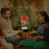 Childom Birthday Gifts for Women, Light Up Rose in Glass Dome, Colorful Red Flowers for Christmas, Anniversary, Birthday