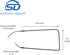 Supplying Demand 2323198 2176065 Refrigerator Defrost Heater Assembly Replacement, Model Specific