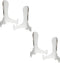 BANBERRY DESIGNS Clear Acrylic Easels - 5" H Fixed Position Tabletop Display Stand for Plates, Pictures, Books, Plaques