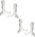 BANBERRY DESIGNS Clear Acrylic Easels - 5" H Fixed Position Tabletop Display Stand for Plates, Pictures, Books, Plaques
