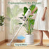 2 Pack 11" MCleanPin Plant Caddy with Hidden Wheels, Heavy Duty Rolling Plant Stand with Removable Drainage Tray
