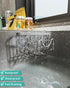 2 HapiRm Multifunctional Kitchen Sponge Holder with Unique M-Shaped, Installation Ways Sink Caddy, Stainless Steel