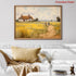 JCSMHVLA Natural Rustic Wall Art, Spring Landscape Prints Country Wildflower Canvas Artwork No Frame