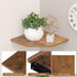 JJL 10.4 Inch Set 2 Corner Wall Shelf, Wooden Corner Shelves, of Floating Shelf for Wall Storage, Wall Mount Corner