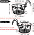 2-Pack Tosnail Metal Plant Holders for Indoor Outdoor Railings, Fence Plant Hangers, Hanging Flower Baskets for Porch