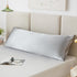 Love's Cabin Satin Body Pillow Pillowcase - Similar to Silk with Envelope Closure, 20x54 inches, Light Grey