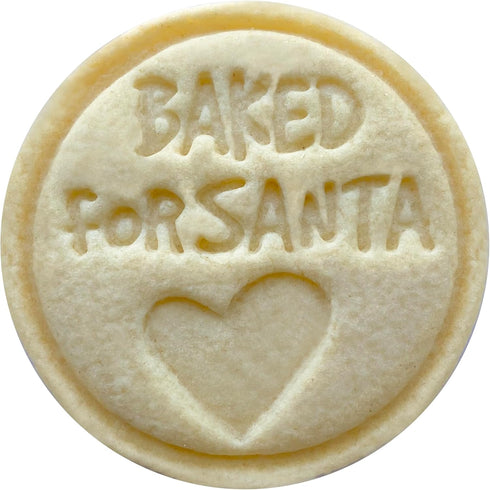 R&M Baked for Santa Pastry and Cookie Stamper, Christmas Cookie Stamper - Red, 2.5"
