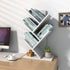 Godferyxin Bookshelf, 5-Tier Book Storage Organizer Shelves, Floor Standing Bookcase for Office Home School Display