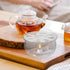 UPKOCH Glass Teapot Warmer, Clear High Borosilicate Glass Tea Kettle Heating Base for Home Kitchen