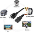 6Ft Power Cord Cable for Instant Pot, Electric Pressure Cooker, Rice Cooker, Soy Milk Maker, Microwaves, and More