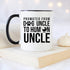 YouNique Designs Promoted To Uncle Mug, 11 Ounces - Uncle Pregnancy Announcement Gift for Best Brothers