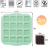 Silicone Waffle Chocolate Mold, 2 Pack Mini Square Silicone Mold Non-Stick Waffle Tray for Making Chocolate, Waffle Cookie, Candy, Soap, cake decoration, Set of 2