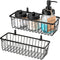 SheeChung Farmhouse Decor Metal Wire Bathroom Storage Organizer Basket Bins - for Cabinets, Shelves, Closets, Vanity