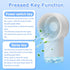 Portable Air Conditioner Fan,400ml Mini Evaporative Air Cooler Fan with 3 Wind Speed,Personal AC Fan for Office Home Camping,Quiet Air Cooling Fan with Night Lights by LUKYBIRDS