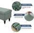 FUANGUI Ottoman Cover Stretch Storage Ottoman Bench Slipcover Jacquard Folding Storage Bench Ottoman Cover Footrest