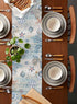 Lsrtoss 90 Inches Summer 13" 90" Coastal Starfish Table Runner Long Farmhouse Dress Scarves, Nautical Beach Coral