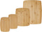 Farberware 4-Piece Reversible Bamboo Cutting and Charcuterie Board Set, Assorted Sizes