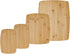 Farberware 4-Piece Reversible Bamboo Cutting and Charcuterie Board Set, Assorted Sizes